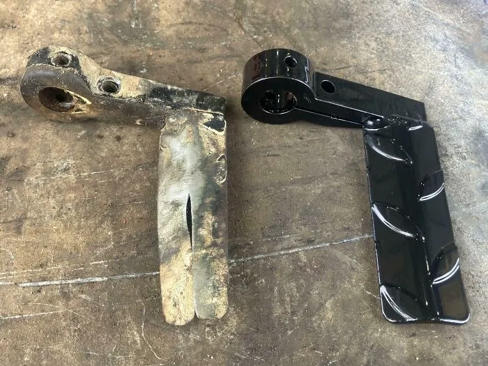 Old And New Brake Pedal