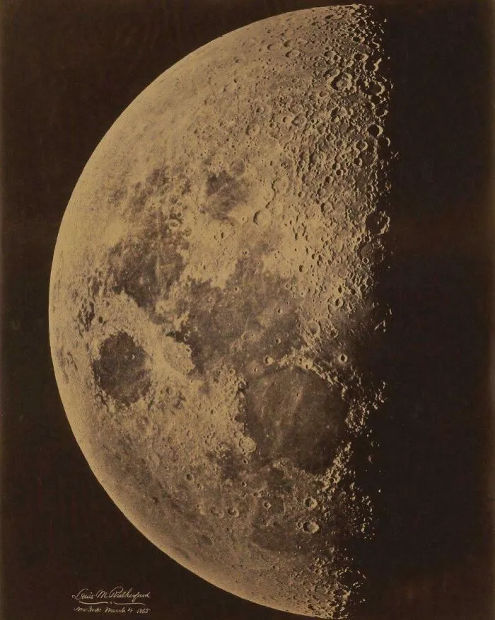 Photograph Of The Moon By Lewis M. Rutherfurd, Taken In 1865. National Gallery Of Canada