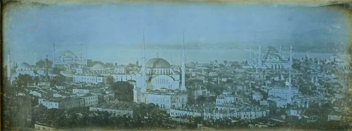 Estambul, 1843. La fotografía más antigua conocida de la ciudad, entonces llamada Constantinopla.