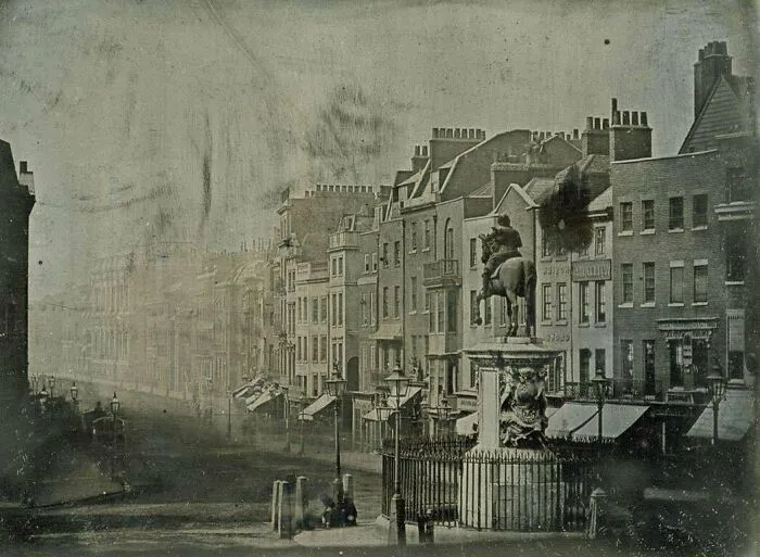 "La calle del Parlamento desde Trafalgar Square" (1839)