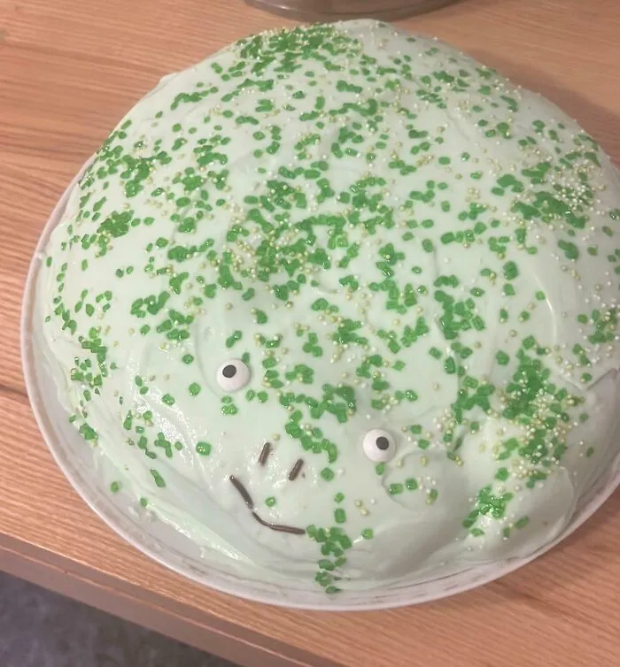 This Was Supposed To Be A Dino Cake