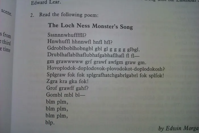 Came Across This In My Literature Book At School