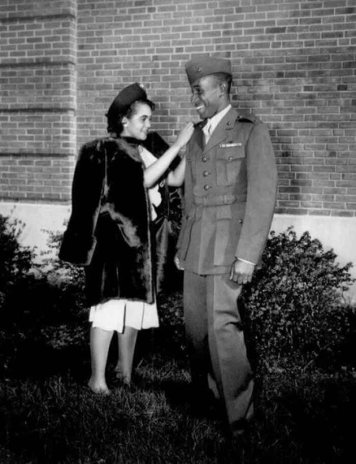In November 1945, Frederick C. Branch Became The First Black American Officer In The Marine Corps