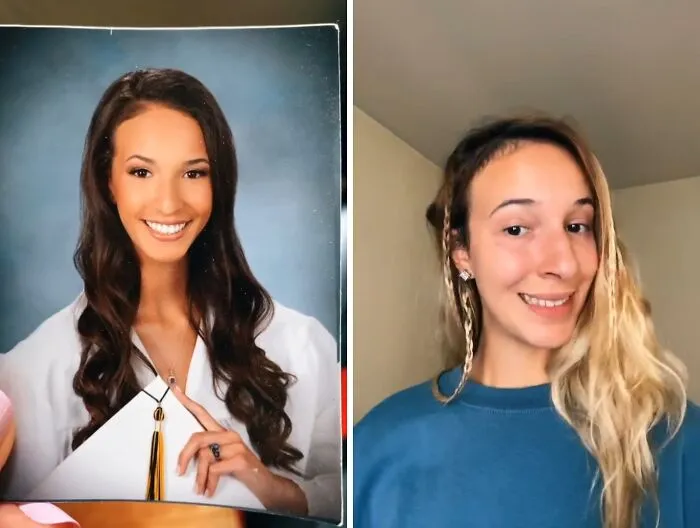 35 Personas que “brillaron” muy de jóvenes comparten sus fotos en un desafío sobre “echarse a perder”