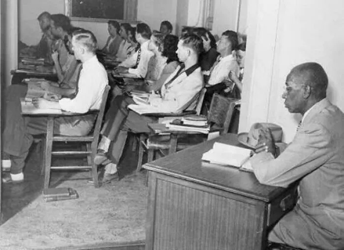 George McLaurin, The First Black Man Admitted To The University Of Oklahoma In 1948, Was Forced To Sit In A Corner Away From His White Classmates