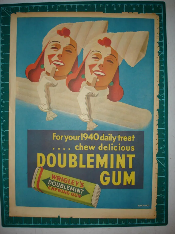 1939 Wrigley's Doublemint Twins Ad