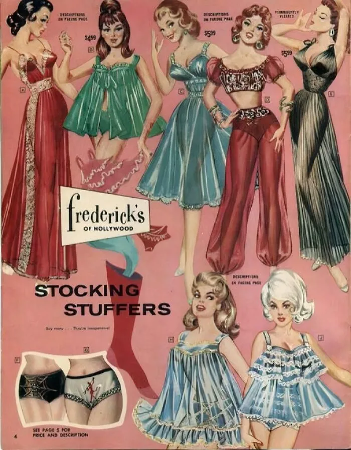 Frederick’s Of Hollywood Stocking Stuffers Ad (1960s)