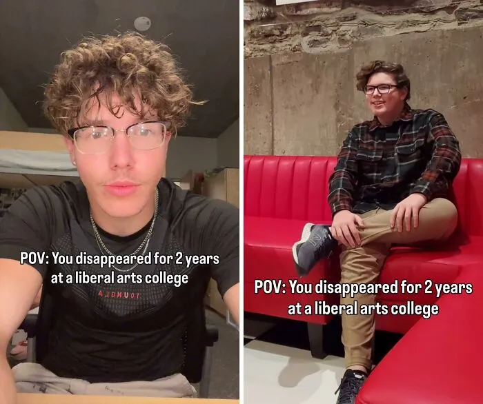 35 Personas que “brillaron” muy de jóvenes comparten sus fotos en un desafío sobre “echarse a perder”