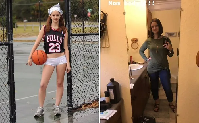35 Personas que “brillaron” muy de jóvenes comparten sus fotos en un desafío sobre “echarse a perder”
