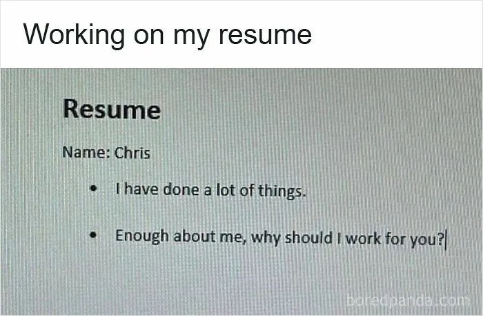 53 Hilarious Resume Memes That Might Be Painfully Relatable