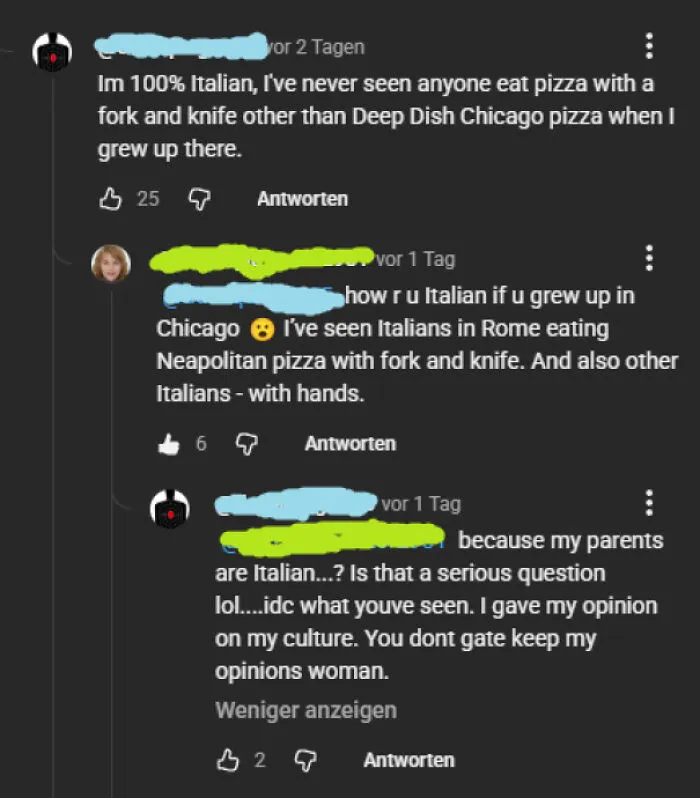 Screenshot of online comments showing a humorous debate with dumb comments by Americans sparking reactions on the internet.