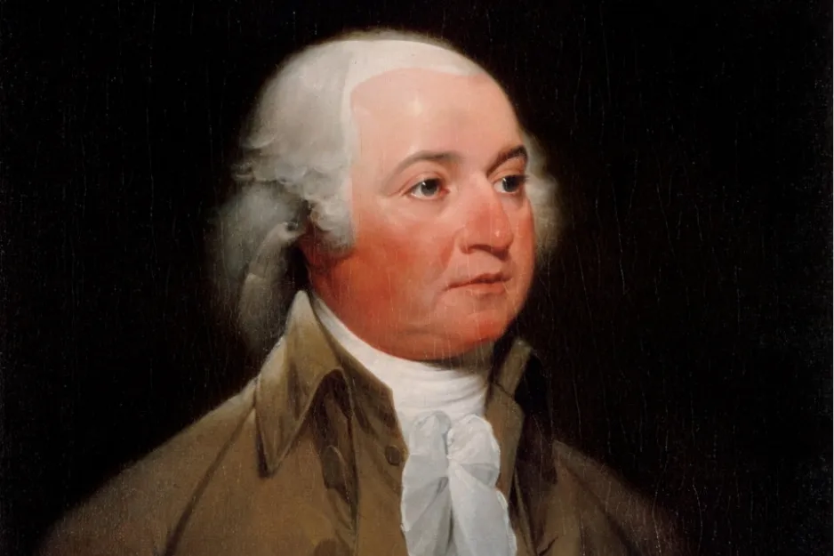 Portrait of John Adams, an important American historical figure and second President of the United States.