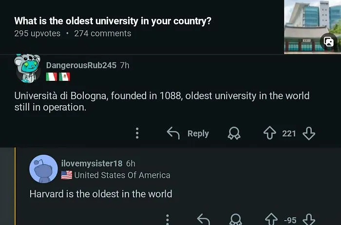 Harvard (University In Massachusetts) Is The Oldest In The World