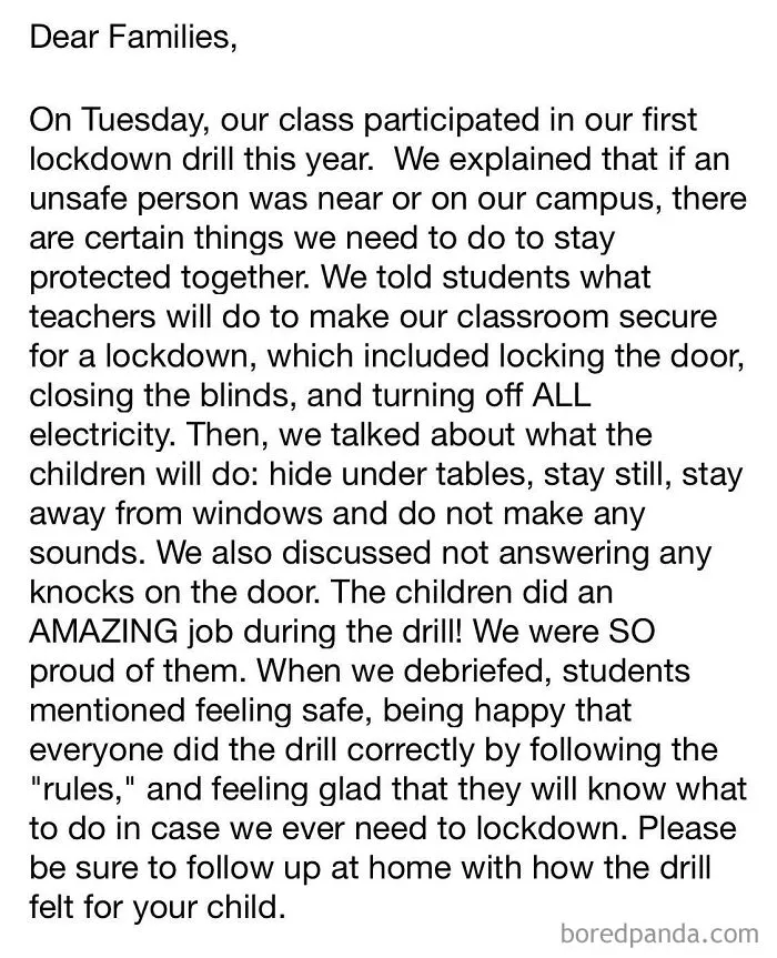 Thanks, I Hate Drills In Kindergarten