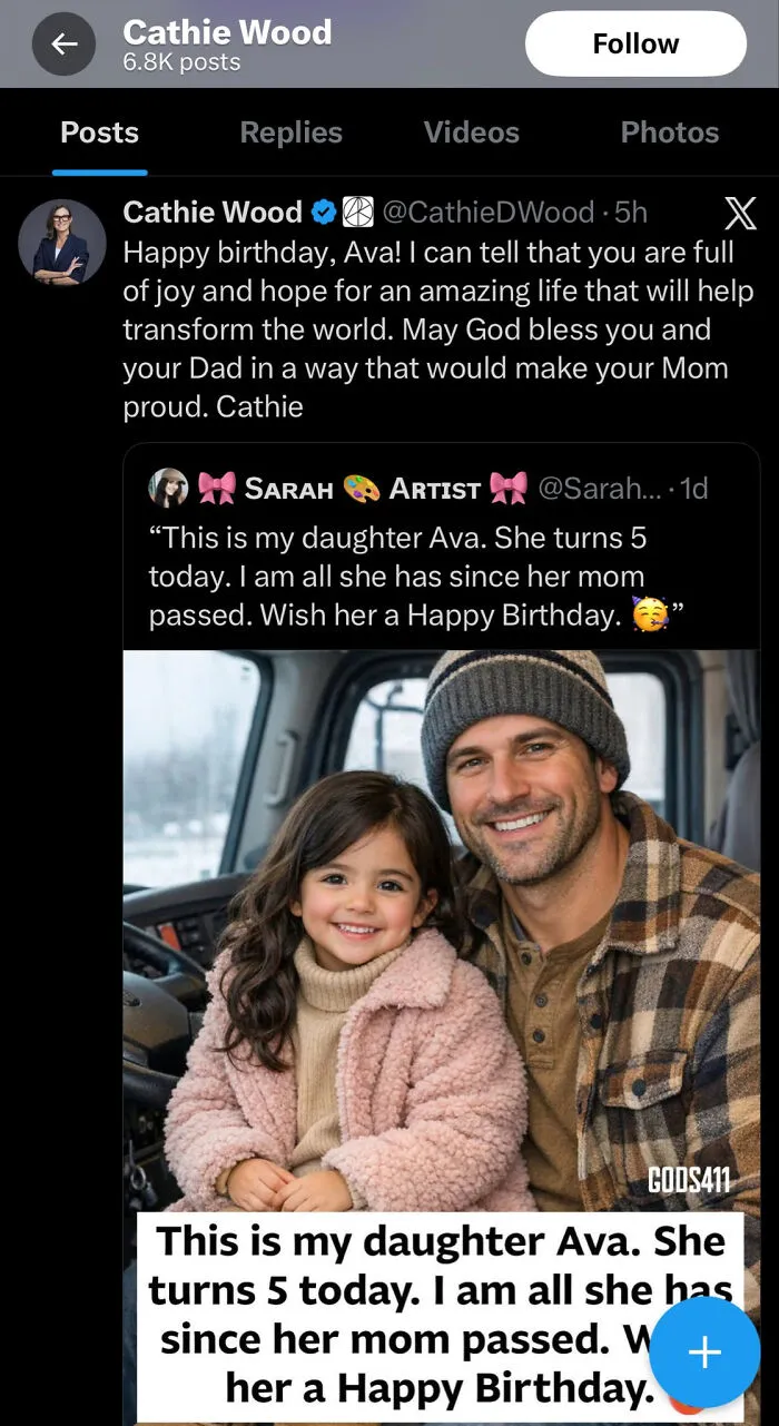 Father and daughter smiling inside vehicle, highlighting emotional moments in images that make the U.S. look less like a country.