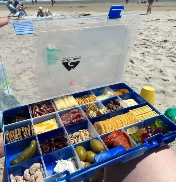 La caja de snacks, perfecta para un día de viaje