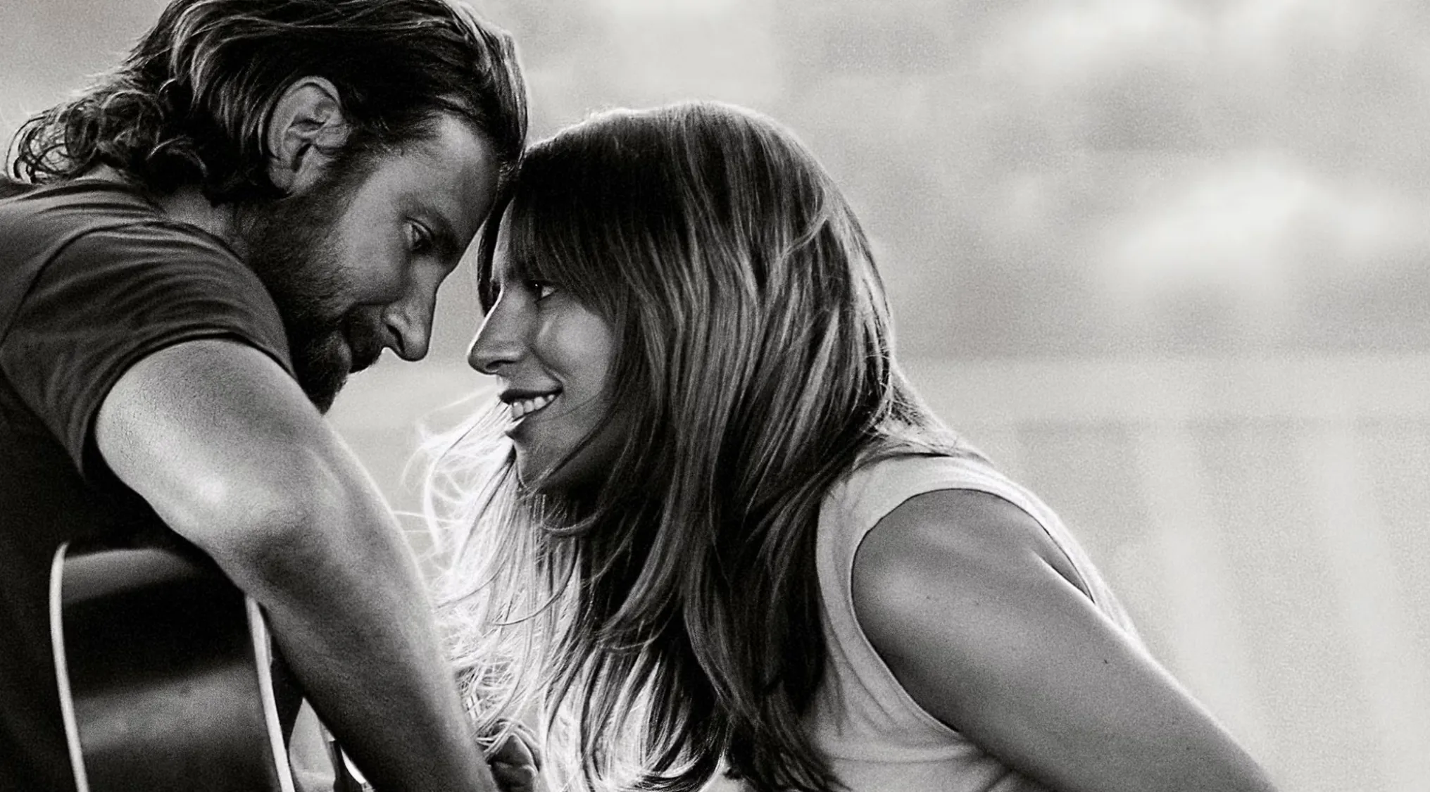 Bradley Cooper and Lady Gaga in A Star Is Born, a movie quiz anniversary edition before the 2018 reimagining.