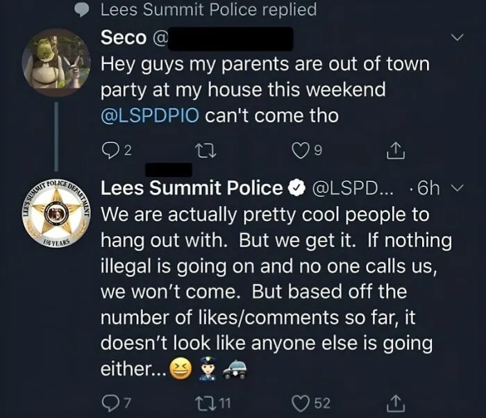 Throwing A Party And Being Rejected By One's Peers Is One Thing, But Being Rejected By The Cops Is A Whole New Level