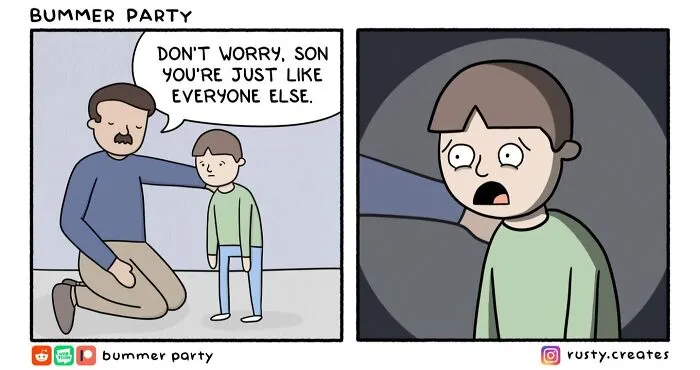 "I Just Want People To Laugh": 28 New Bummer Party Comics Packed With Surprising Twists