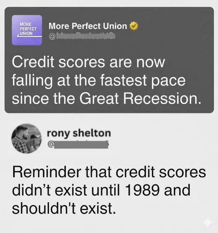 The Credit Score Is Audacity