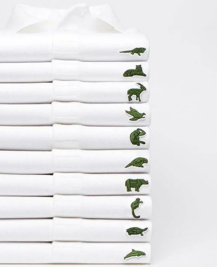 Lacoste Released Polo Shirts Representing Endangered Species With The Number Of Each Left In The Wild