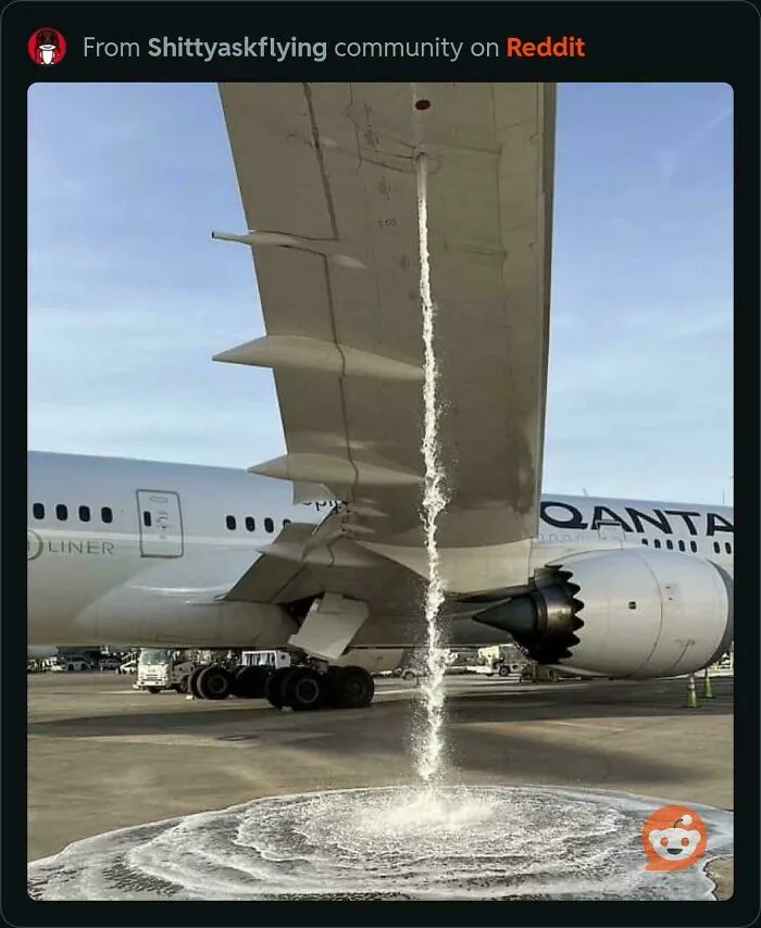 Close The Drain Valves Before You Refuel An Airliner. Last Week In Sydney