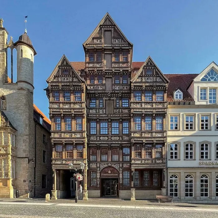 The Wedekindhaus In Hildesheim, Germany, Is One Of The Country's Most Elaborate Half-Timbered Houses