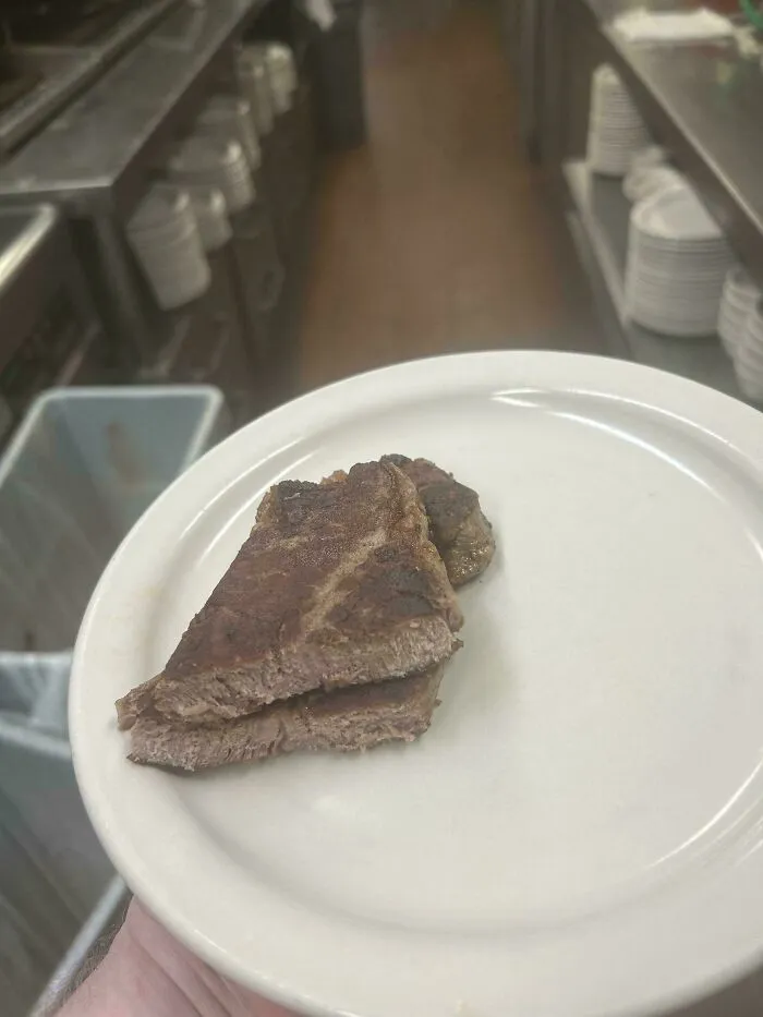 Steak Was Sent Back For Being "Undercooked"