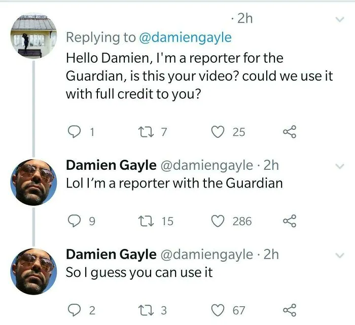 A Reporter Requests To Use A Video