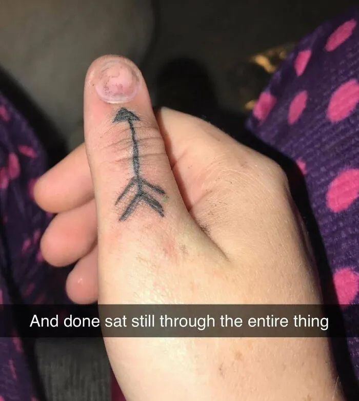 Girl I Went To School With Got Tats From One Of Her Friends In Some Dingy House