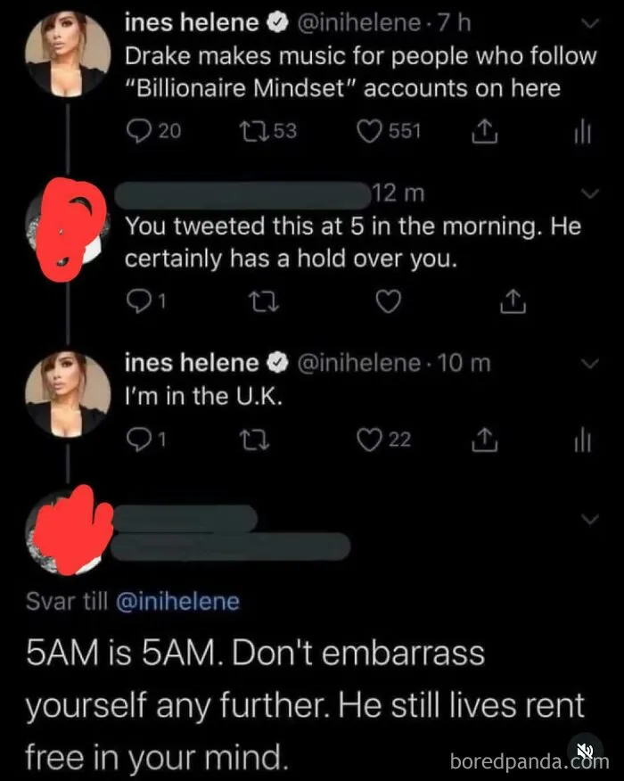 Twitter exchange showcasing Americans confidently posting illogical arguments about time zones.
