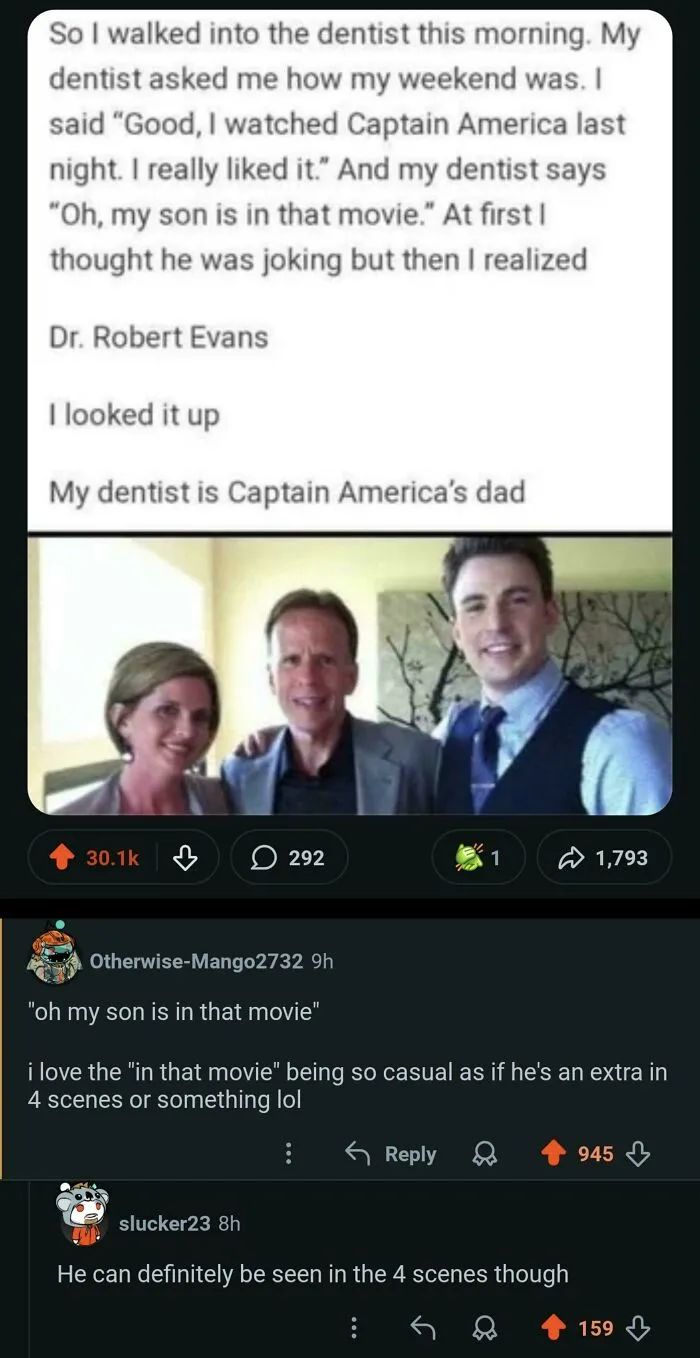 He Sure Appears In That Many Scenes