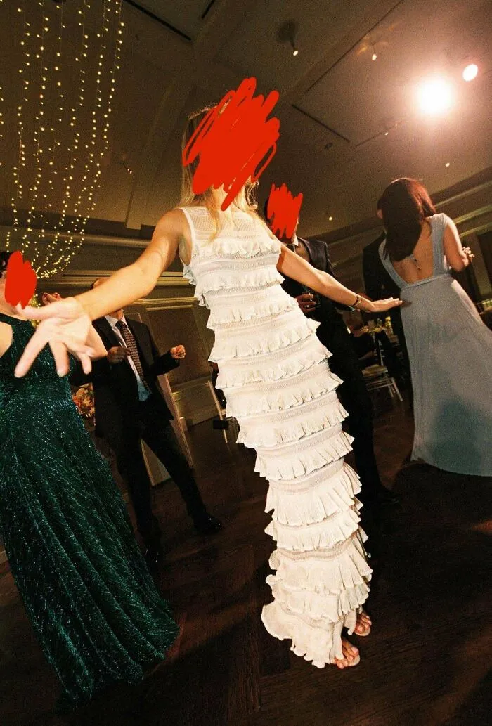 Guest Wore White To My Wedding LOL……