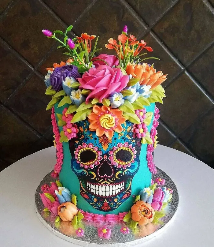 We Made A Coco Inspired Cake Of Calaveras De AZúcar