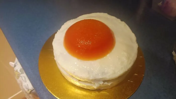 My Boyfriend Is Obsessed With Eggs, What Better Way To Celebrate His Birthday With A Giant Egg Cake?
