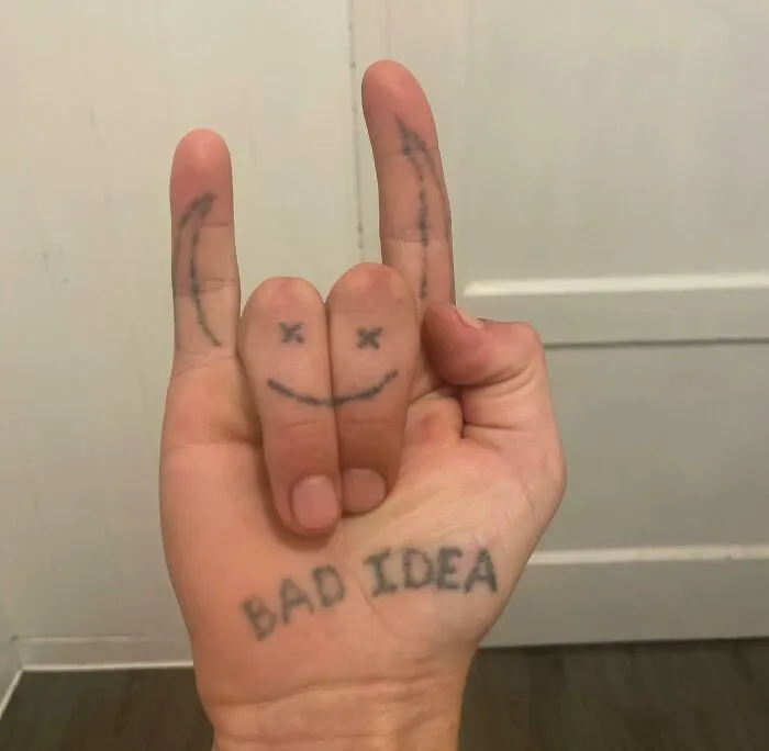My One Of A Kind Hand Tattoo