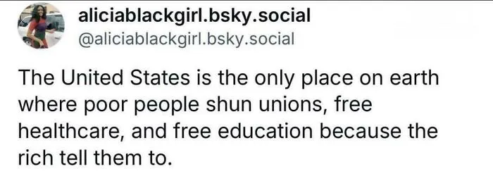 Tweet on social commentary highlighting social issues in the world we’re living in with a critical and direct tone.