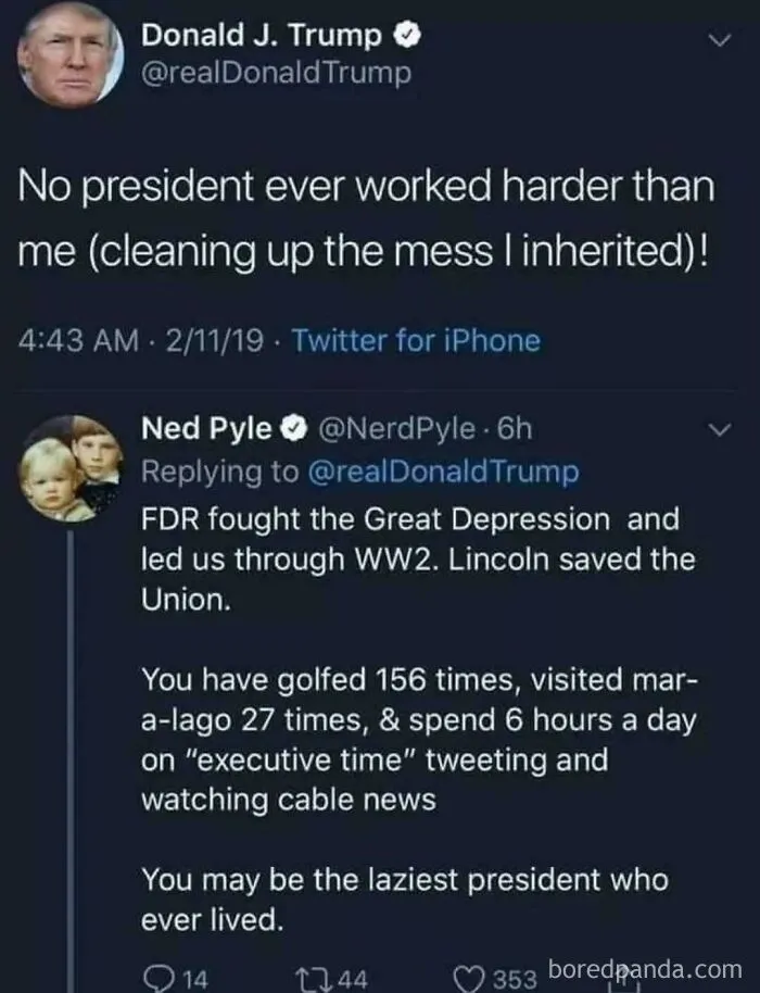 A Lot Of The Mess Is Left Over From His Last Time As President