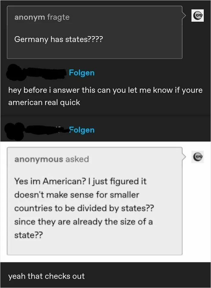 Doesn't Make Sense For Smaller Countries To Be Divided By States Since They Are Already The Size Of A State