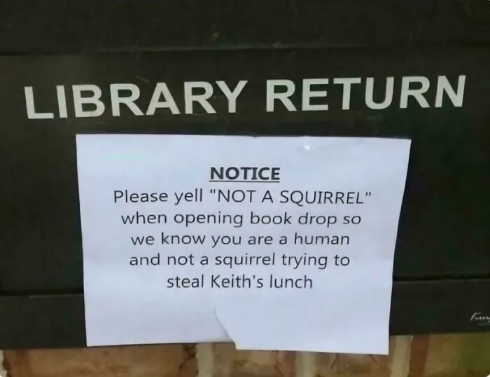Library Sign
