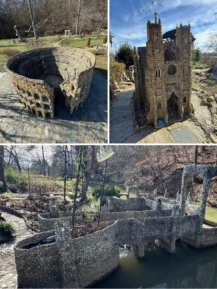 Rock Garden In Calhoun Georgia. Located Behind The Seventh Day Adventist Church
