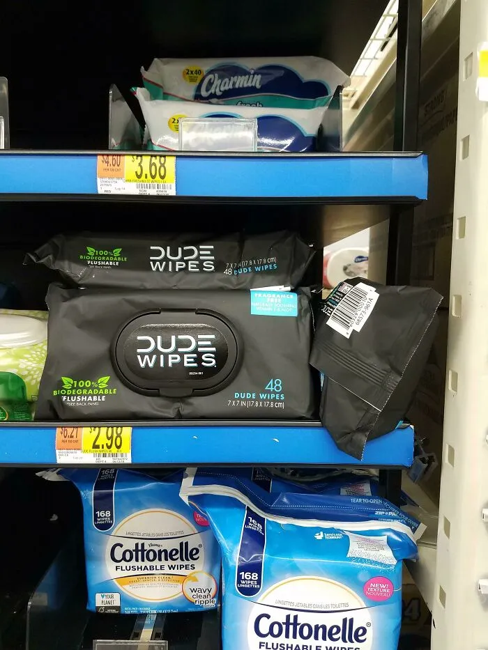 Special Wipes For Dudes! Can't Have That "Girly" Packaging