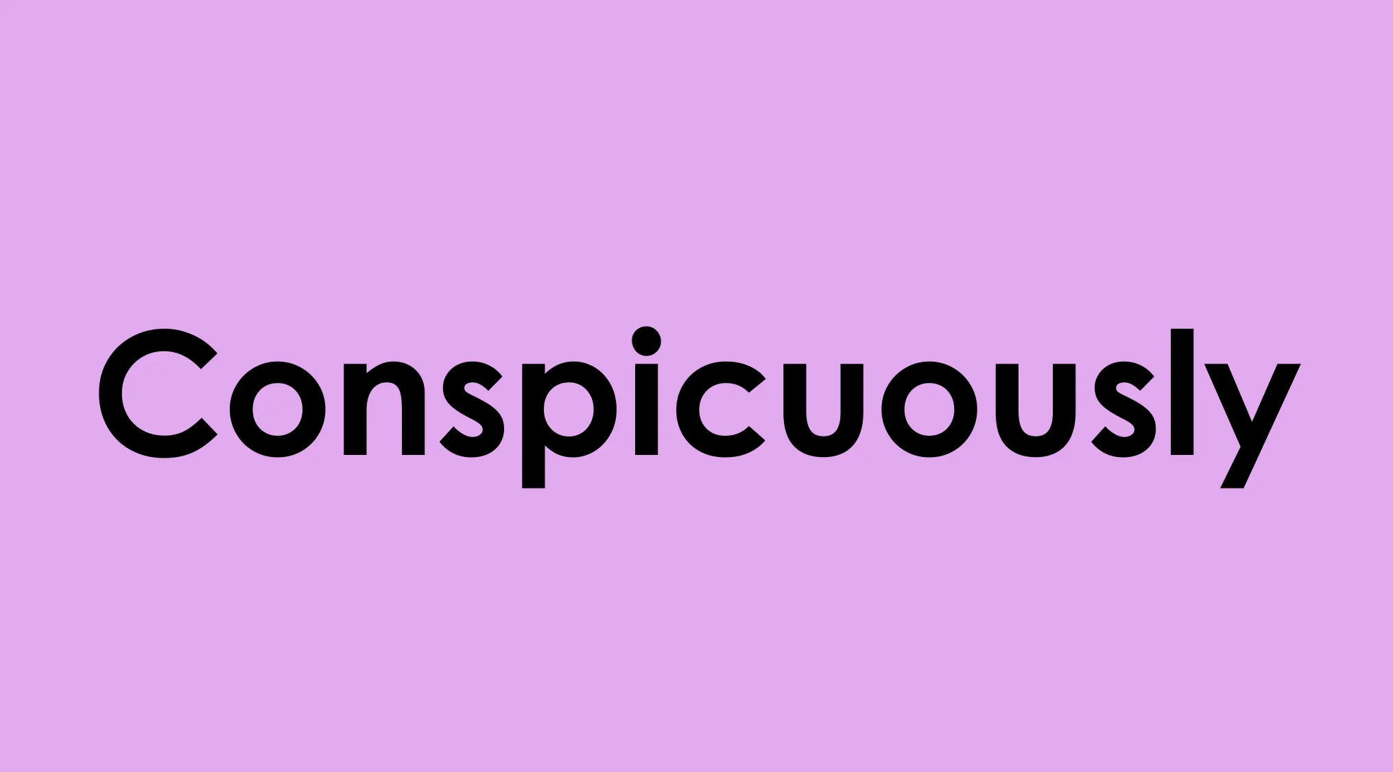 Conspicuously displayed word on a purple background, highlighting vocabulary words only smart people know.