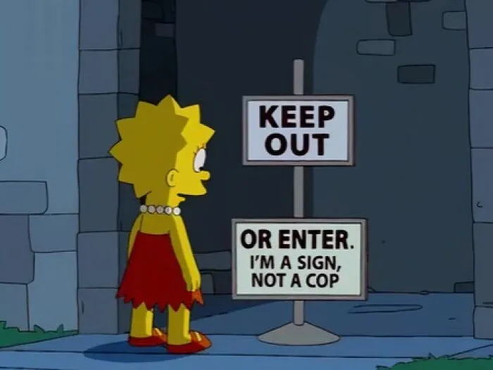 25 Carteles muy divertidos escondidos en Los Simpson