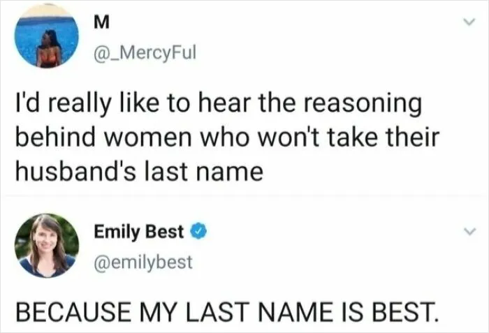 Thats The Best Last Name