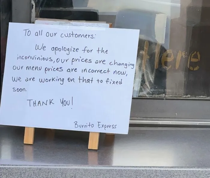 We Apologize For The Inconvinious