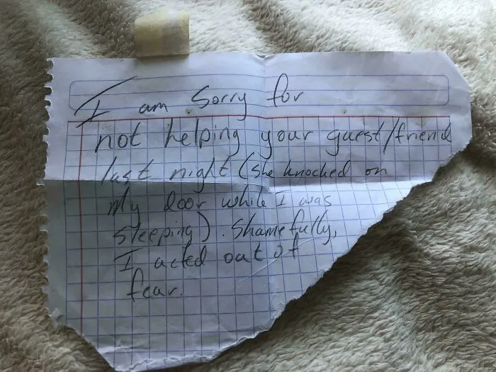 Found Taped To My Surfboard In A Hotel Lobby