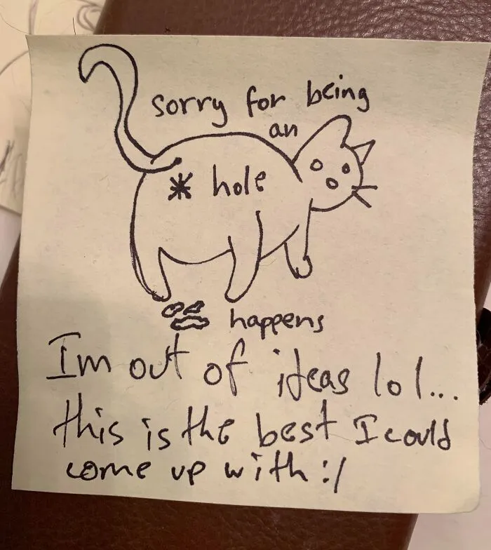 This Apology Note From My Husband