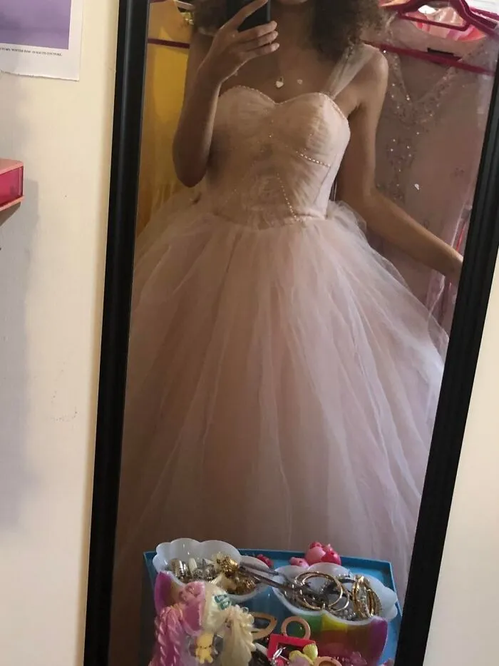 My Greatest Trash Find Of All Time Someone Threw Out A Ball Gown