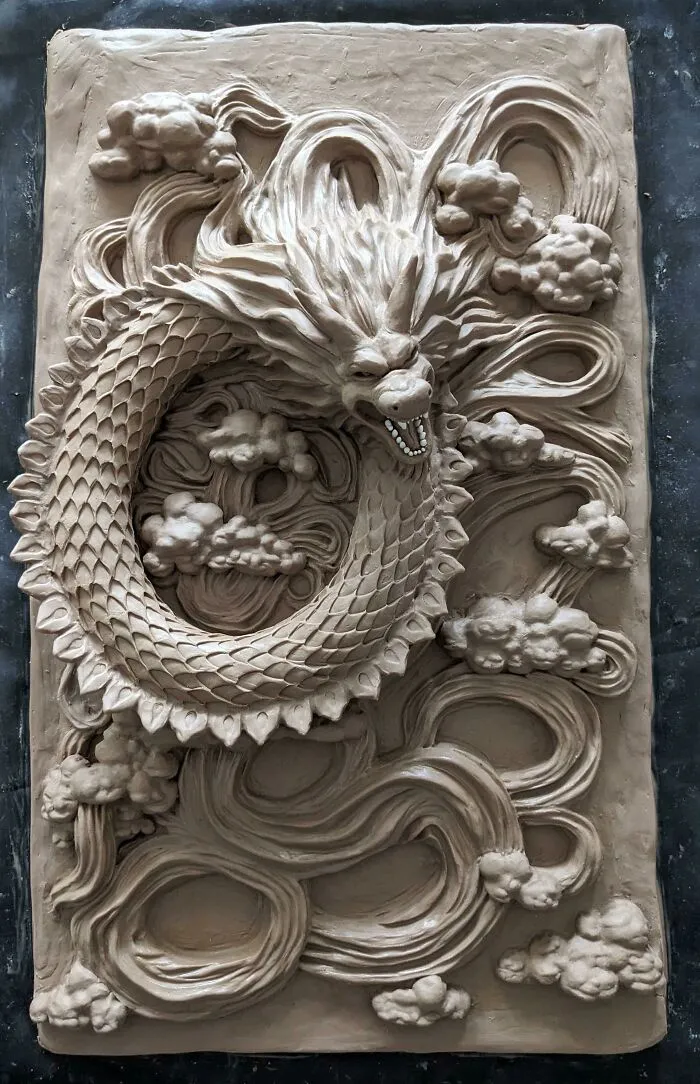 Trying Something Different By Doing A Relief Sculpture. Nervous For Casting This Guy, But Should Look Cool Framed And Hung On A Wall